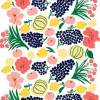 Marimekko Arbuusi Acrylic-Coated Cotton Fabric<Woman Printed Fabrics