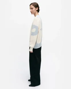 Marimekko Arkki Heijastus Unikko Knitted Cotton Pullover<Woman Tops & Tunics