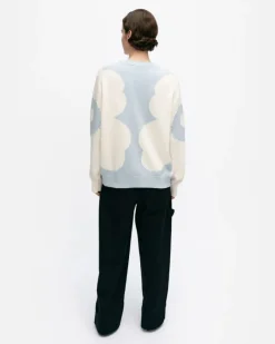 Marimekko Arkki Heijastus Unikko Knitted Cotton Pullover<Woman Tops & Tunics