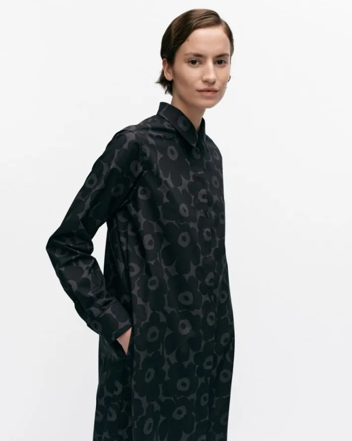 Marimekko Askare Mini Unikko Cotton Poplin Dress<Woman Dresses