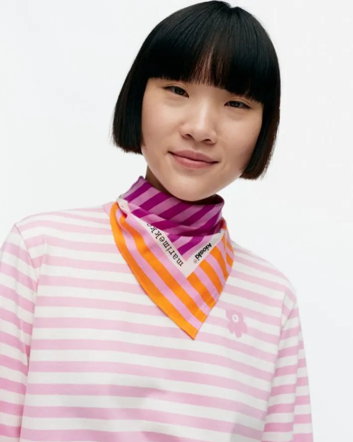 Marimekko Astrilli Tasaraita Bandana<Woman Scarves