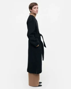 Marimekko Ateljee Solid Wool Coat<Woman Coats & Jackets
