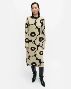 Marimekko Ennallaan Unikko Knitted Wool Dress<Woman Knits & Sweaters