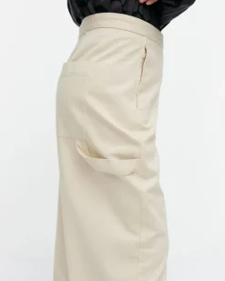 Marimekko Funktio Solid Cotton Trousers<Woman Trousers