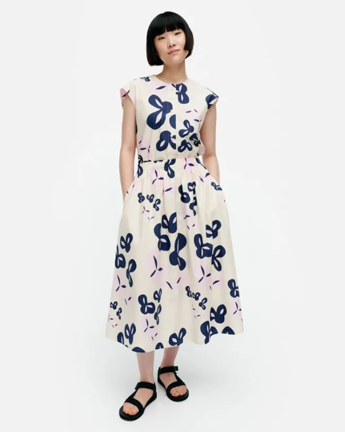 Marimekko Garrel Poiminto Cotton Poplin Skirt<Woman Skirts