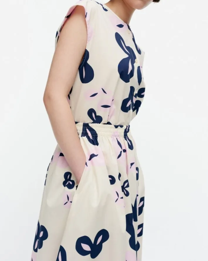 Marimekko Garrel Poiminto Cotton Poplin Skirt<Woman Skirts