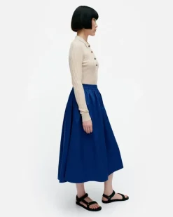 Marimekko Garrel Solid Cotton Poplin Skirt<Woman Skirts