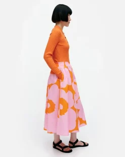 Marimekko Garrel Unikko Cotton Poplin Skirt<Woman Skirts