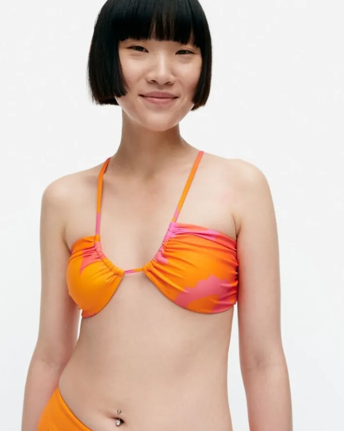 Marimekko Hiekka Unikko Bikini Top<Woman Swimwear