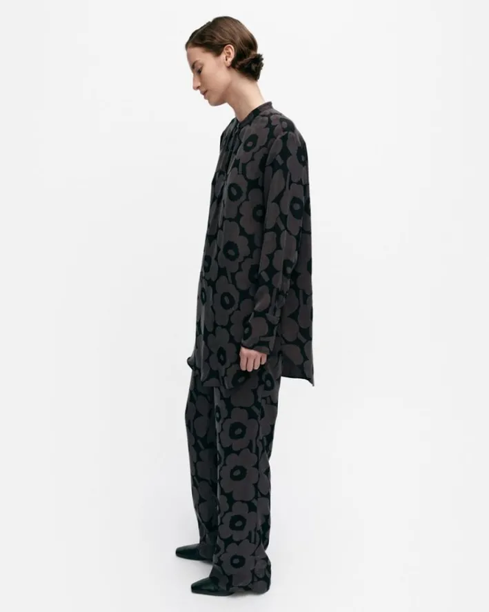 Marimekko Hurmaava Unikko Cupro Blouse<Woman Tops & Tunics