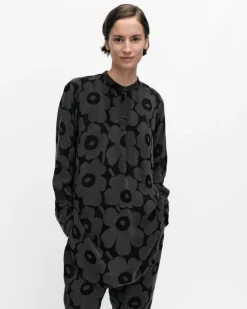 Marimekko Hurmaava Unikko Cupro Blouse<Woman Tops & Tunics
