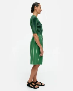 Marimekko Hyoky Vesi Cotton Linen Shorts<Woman Trousers