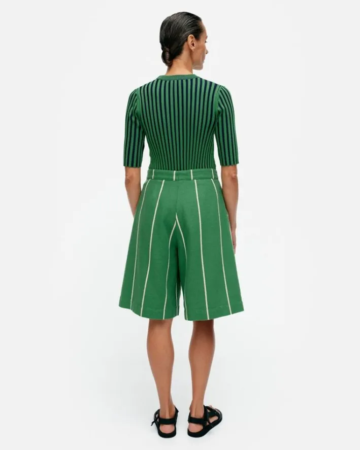 Marimekko Hyoky Vesi Cotton Linen Shorts<Woman Trousers