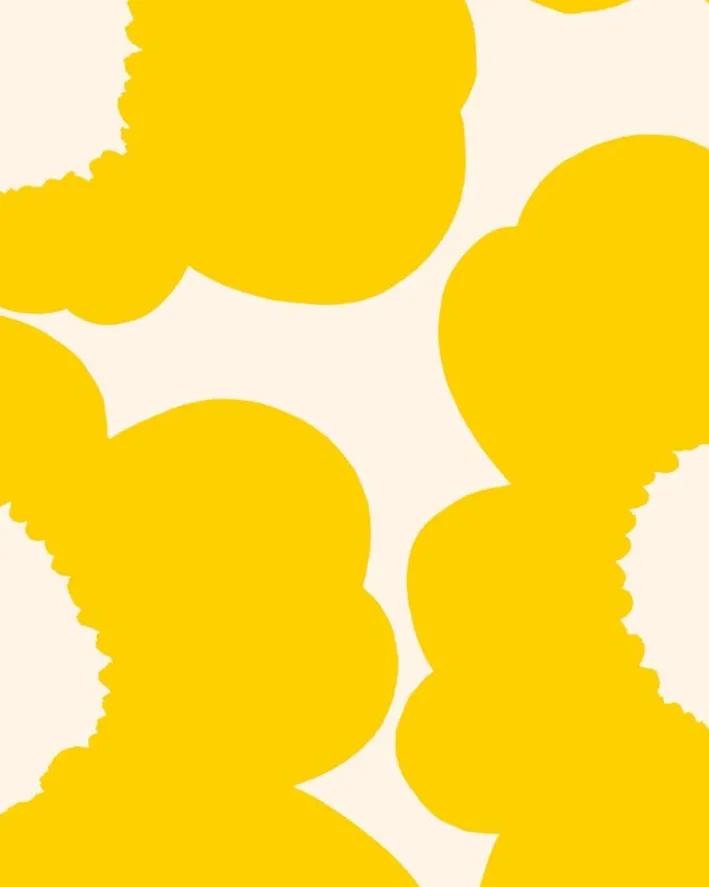 Marimekko Iso Unikko Cotton Sateen Fabric<Woman Printed Fabrics