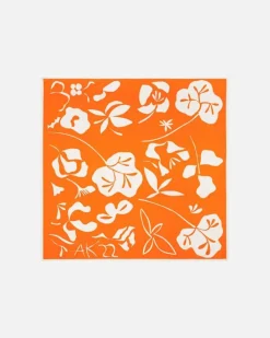 Marimekko Jahha Nokturno Cotton Silk Blend Scarf<Woman Printed Fabrics