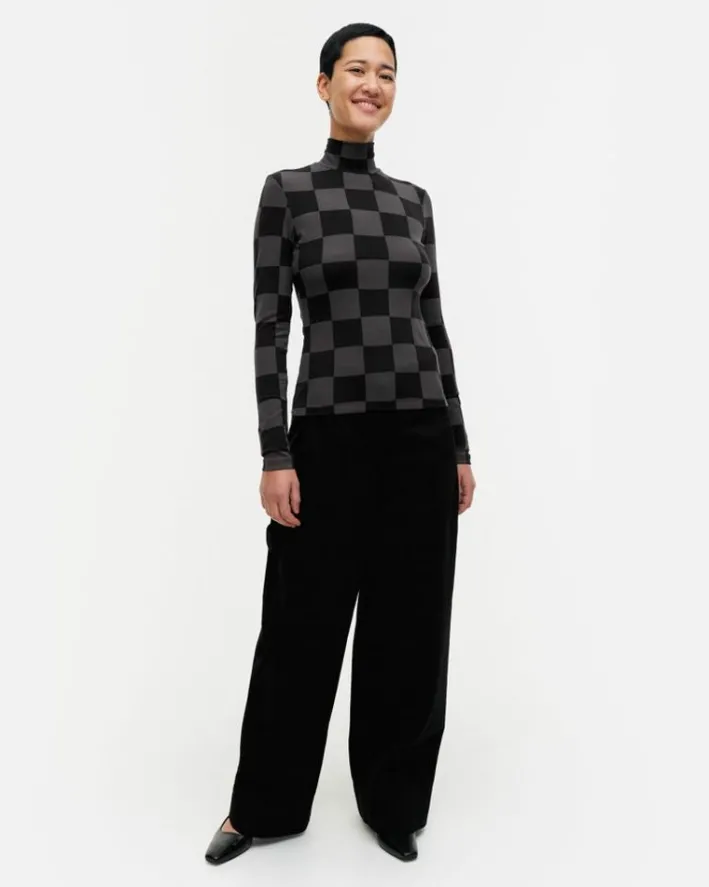 Marimekko Jakala Kukko Ja Kana Turtleneck Shirt<Woman Tops & Tunics