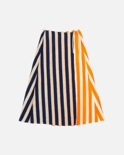 Marimekko Kahlaus Merirosvo Cupro Mix Wrap Skirt<Woman Skirts