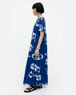 Marimekko Kalliokielo Helakka Jersey Dress<Woman Dresses