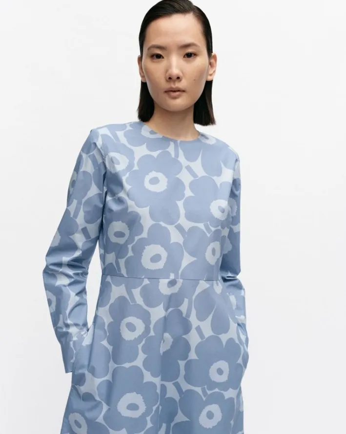 Marimekko Katse Unikko Cotton Poplin Dress<Woman Dresses