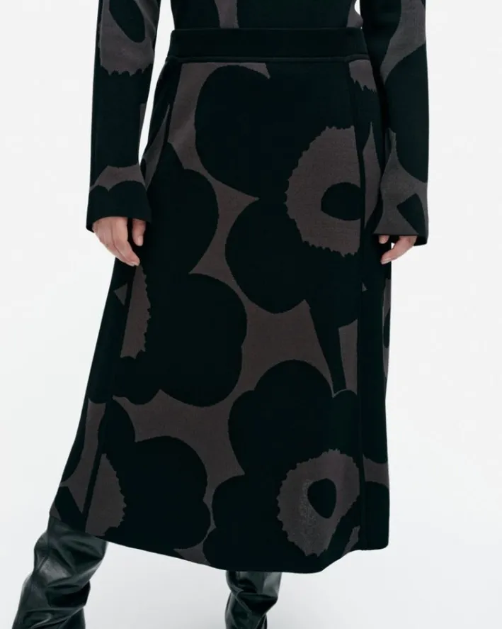 Marimekko Kaukainen Unikko Knitted Skirt<Woman Knits & Sweaters