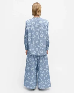 Marimekko Kehu Unikko Cotton Poplin Blouse<Woman Tops & Tunics