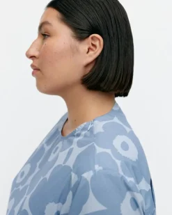 Marimekko Kehu Unikko Cotton Poplin Blouse<Woman Tops & Tunics