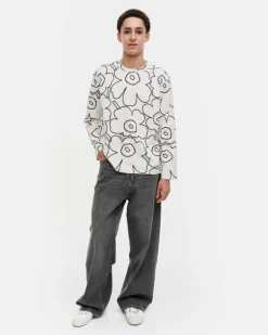 Marimekko Kioski Biitti Pieni Piirto Unikko Jersey Top<Woman Tops & Tunics