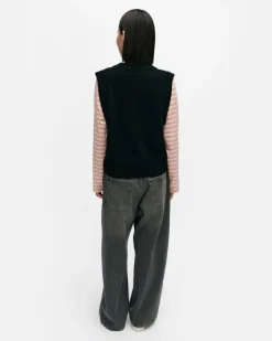 Marimekko Kioski Eir Unikko Placement Wool Vest<Woman Tops & Tunics
