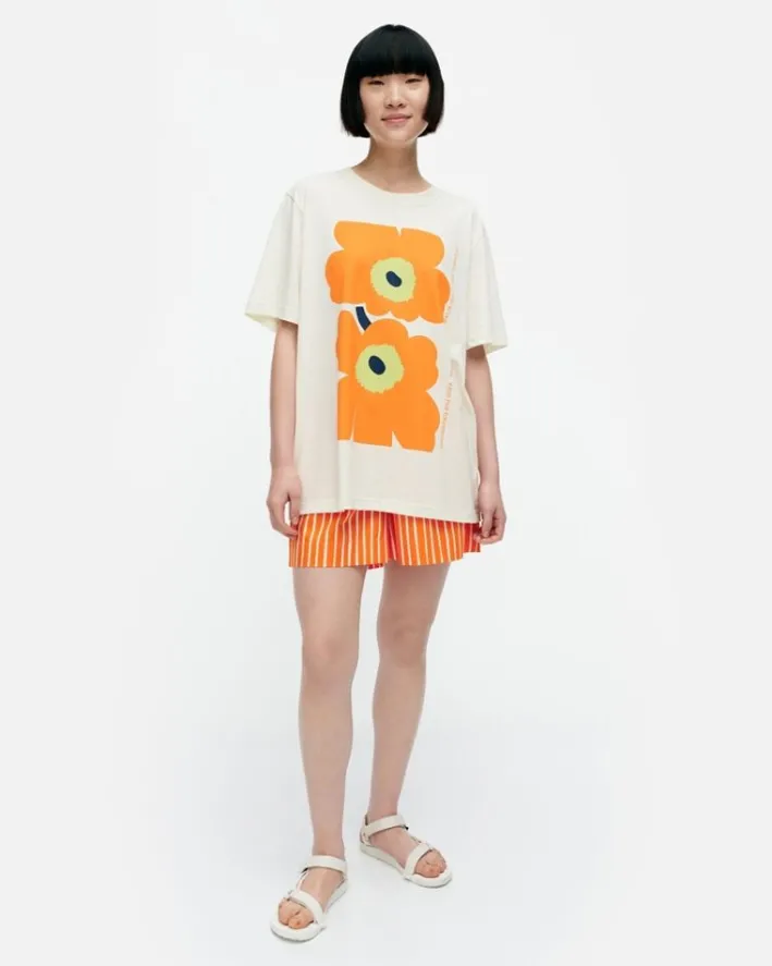 Marimekko Kioski Embla Unikko Placement T-Shirt<Woman Tops & Tunics