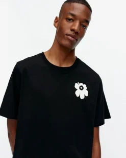 Marimekko Kioski Embla Unikko Placement T-Shirt<Woman Unisex