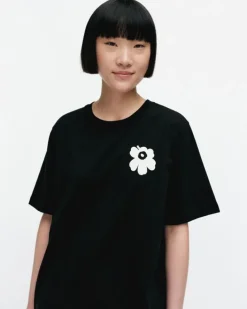 Marimekko Kioski Embla Unikko Placement T-Shirt<Woman Unisex