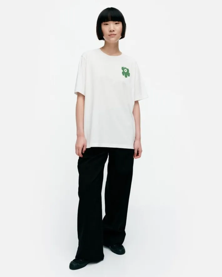 Marimekko Kioski Embla Unikko Placement T-Shirt<Woman Unisex