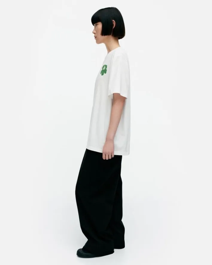 Marimekko Kioski Embla Unikko Placement T-Shirt<Woman Unisex