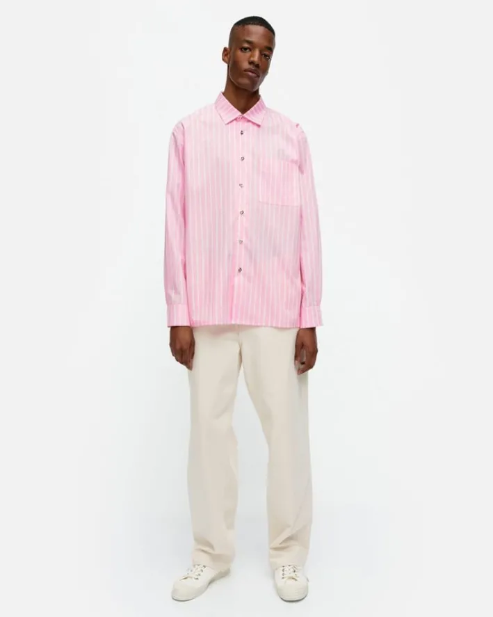 Marimekko Kioski Jokapoika Cotton Shirt<Woman Unisex