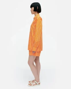 Marimekko Kioski Jokapoika Cotton Shirt<Woman Unisex