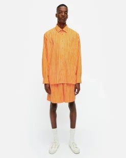 Marimekko Kioski Jokapoika Cotton Shirt<Woman Unisex