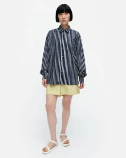 Marimekko Kioski Jokapoika Cotton Shirt<Woman Unisex