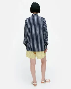 Marimekko Kioski Jokapoika Cotton Shirt<Woman Unisex
