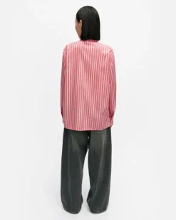 Marimekko Kioski Jokapoika Cotton Shirt<Woman Unisex