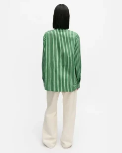 Marimekko Kioski Jokapoika Cotton Shirt<Woman Unisex