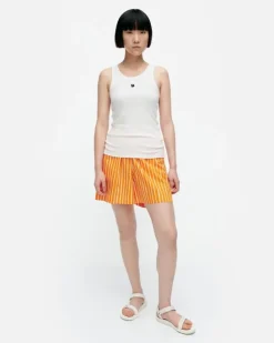Marimekko Kioski Kedol Unikko Placement Rib Top<Woman Tops & Tunics