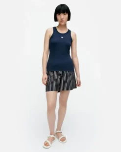 Marimekko Kioski Kedol Unikko Placement Rib Top<Woman Tops & Tunics