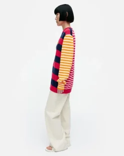 Marimekko Kioski Kesakoju Maalis Patja Cotton Knitted Top<Woman Unisex