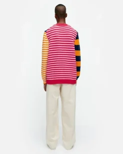 Marimekko Kioski Kesakoju Maalis Patja Cotton Knitted Top<Woman Knits & Sweaters