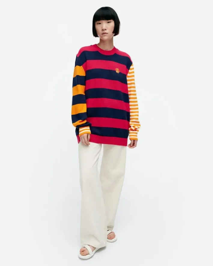 Marimekko Kioski Kesakoju Maalis Patja Cotton Knitted Top<Woman Tops & Tunics