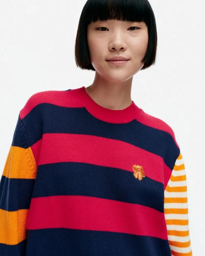Marimekko Kioski Kesakoju Maalis Patja Cotton Knitted Top<Woman Tops & Tunics