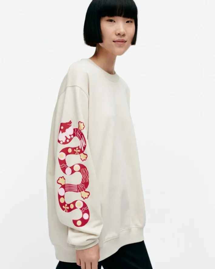 Marimekko Kioski Loisto Jalo Placement Sweatshirt<Woman Tops & Tunics