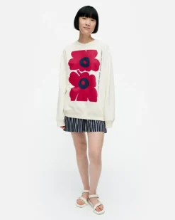 Marimekko Kioski Loisto Unikko Placement Sweatshirt<Woman Tops & Tunics