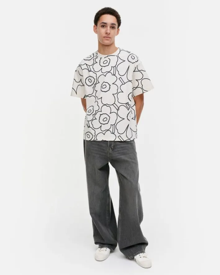Marimekko Kioski Nopeus Pieni Piirto Unikko T-Shirt<Woman Tops & Tunics