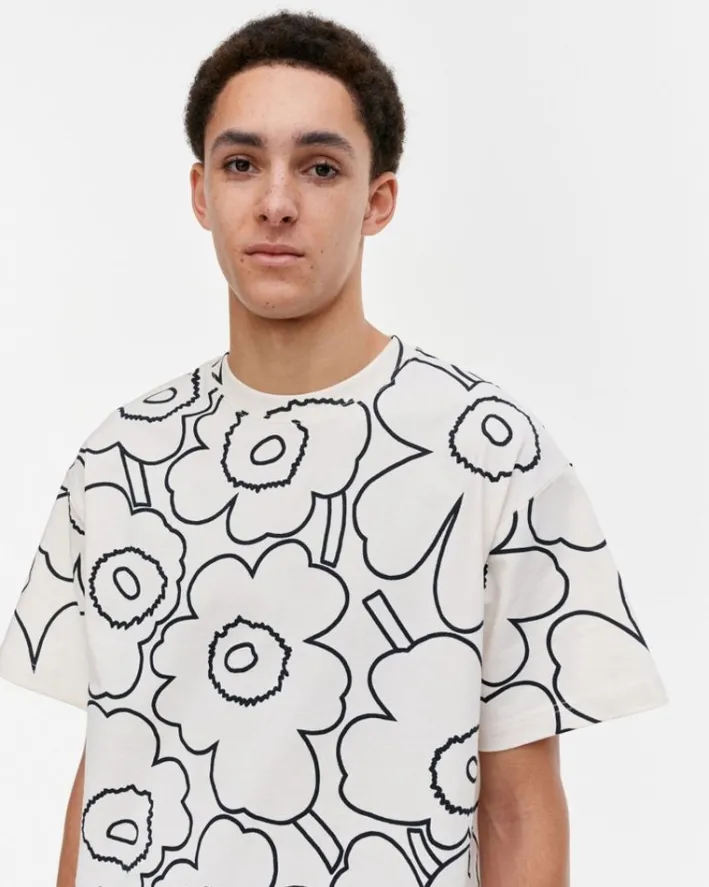Marimekko Kioski Nopeus Pieni Piirto Unikko T-Shirt<Woman Tops & Tunics